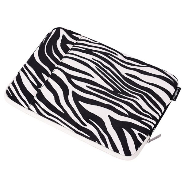 CANVASARTISAN H33-19 12  Notebook Computer Pouch for MacBook Air Waterproof Zebra Pattern Anti-scratch Laptop Protection Bag Cover on Sale