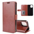 Crazy Horse Wallet Leather Stand Cell Phone Case for iPhone 12 Online Sale