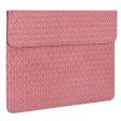 CANVASARTISAN EL30-01 Wear-resistant PU Leather 13 inch Laptop Carrying Case Scratch-proof Woven Texture Tablet Sleeve Bag with Magnetic Buckle For Discount