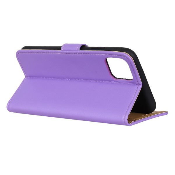 Wallet Leather Stand Casing for iPhone 11 Pro 5.8 inch (2019)- Purple Hot on Sale