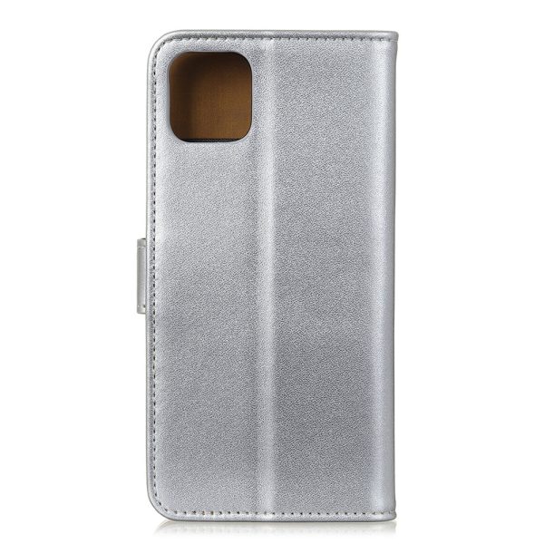 Wallet Leather Stand Casing for iPhone 11 Pro 5.8 inch (2019)- Silver Hot on Sale