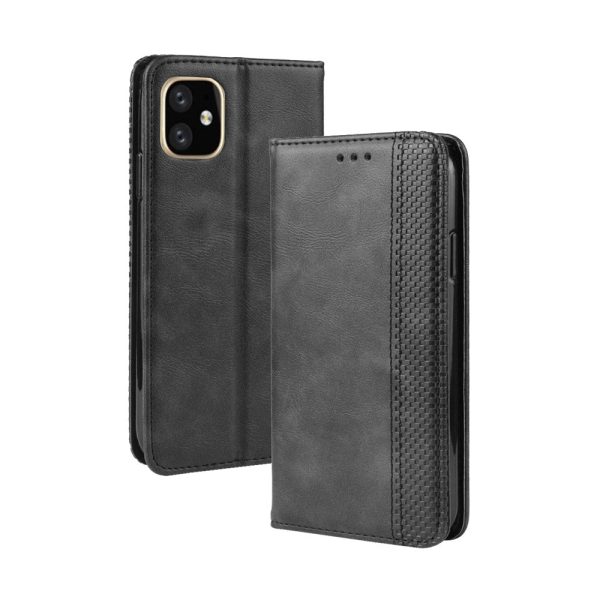 PU Leather Vintage Style Wallet Phone Cover for iPhone 11 Pro 5.8 inch (2019) Hot on Sale