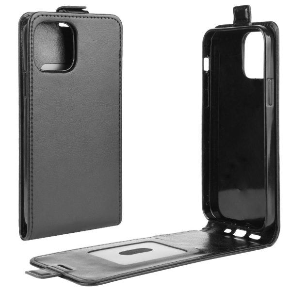 Vertical Flip Crazy Horse Leather Cell Phone Shell for iPhone 12 Online Sale