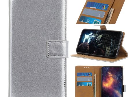 Wallet Leather Stand Casing for iPhone 11 Pro 5.8 inch (2019)- Silver Hot on Sale