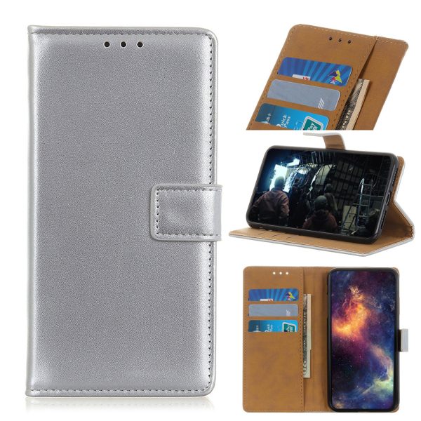 Wallet Leather Stand Casing for iPhone 11 Pro 5.8 inch (2019)- Silver Hot on Sale