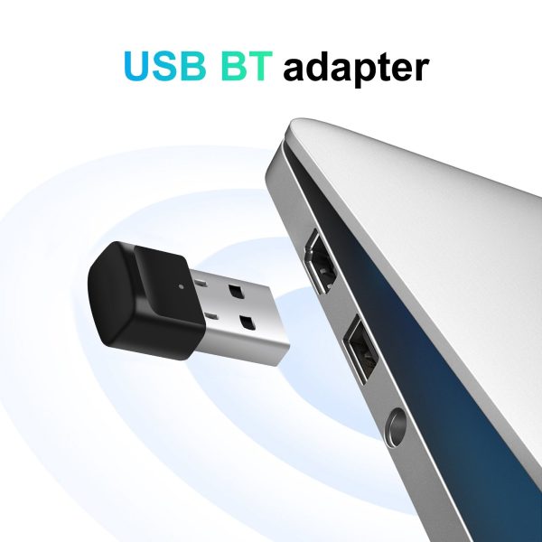 TX56 Bluetooth Adapter for PC Computer USB Transmitter Mini Wireless Ultra Small Bluetooth 5.0 Dongle for Phone Calling Transmit Audio Online Sale