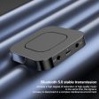 BT-13 2 in 1 Bluetooth 5.0 Audio Transmitter Receiver Lightweight Wireless Adapter for Computers Laptops Earphones Smart Phones MP3 CD Players on Sale