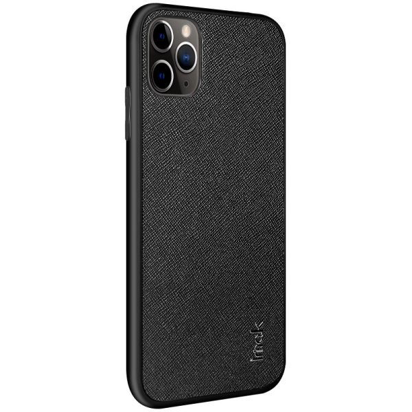 IMAK LX-5 Series for iPhone 11 Pro Max 6.5 inch Imitation Suede PU Leather+ PC + TPU Case with Explosion-proof Screen Film Online Hot Sale