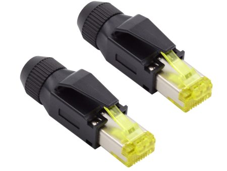 UT-005 2Pcs STP UTP Shielded RJ45 Plug Cat6 RJ45 8P8C Assembly Plug for Industrial Network Ethernet Patch Cord Online