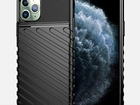 Thunder Series Twill Texture Soft TPU Back Case for iPhone 11 Pro Max 6.5 inch Discount