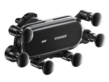 ESSAGER WEICHI Series Car Gravity Phone Mount Air Vent Phone Holder with 360-degree Rotating Ball for 4.7-6.7 inch Mobile Phones on Sale