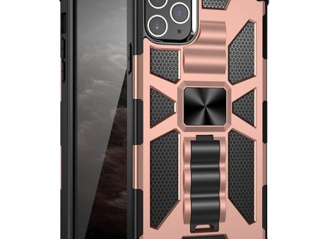 Shockproof Invisible Kickstand PC + TPU Hybrid Case for iPhone 11 Pro Max 6.5 inch For Cheap