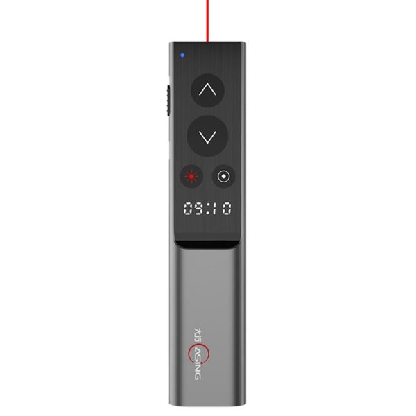 ASING A16 Smart Presentation Clicker for Powerpoint Clicker with LCD Screen Multi-function Presenter Remote Pointer for Computer Projector For Discount