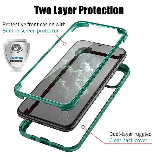 Tempered Glass (Front & Back) + TPU Frame Combo Cover for iPhone 11 Pro Max 6.5 inch Cheap