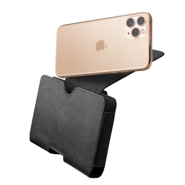 QIALINO Quality Cowhide Leather Holster Case Waist Bag for iPhone 11 Pro Max 6.5-inch Online now