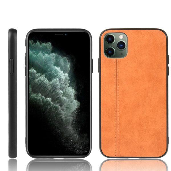 Leather Coated PC + TPU Hybrid Phone Cover Case for iPhone 11 Pro Max 6.5-inch Discount