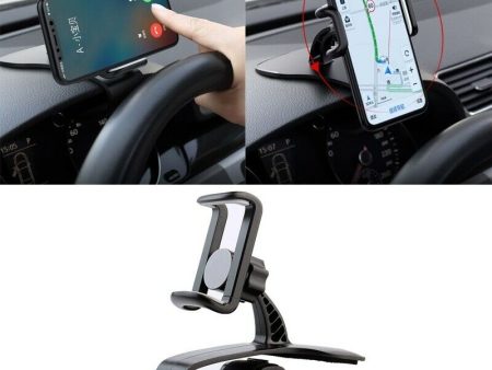 Car Dashboard 360 Degree Rotatable Mobile Phone Holder Stand on Sale