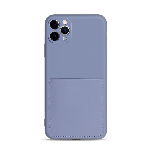 Soft Silicone Phone Protective Cover with Card Slot for iPhone 11 Pro Max 6.5 inch Sale